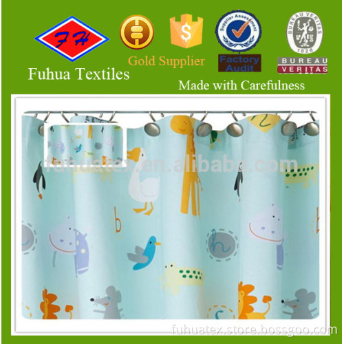 polyester pongee waterproof shower fabric